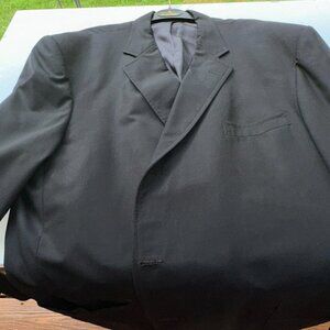 #1974 BROOKS BROTHERS NAVY BLAZER SHOULDER SIZE 46-48? MIDSECTION TAILORED SMLER